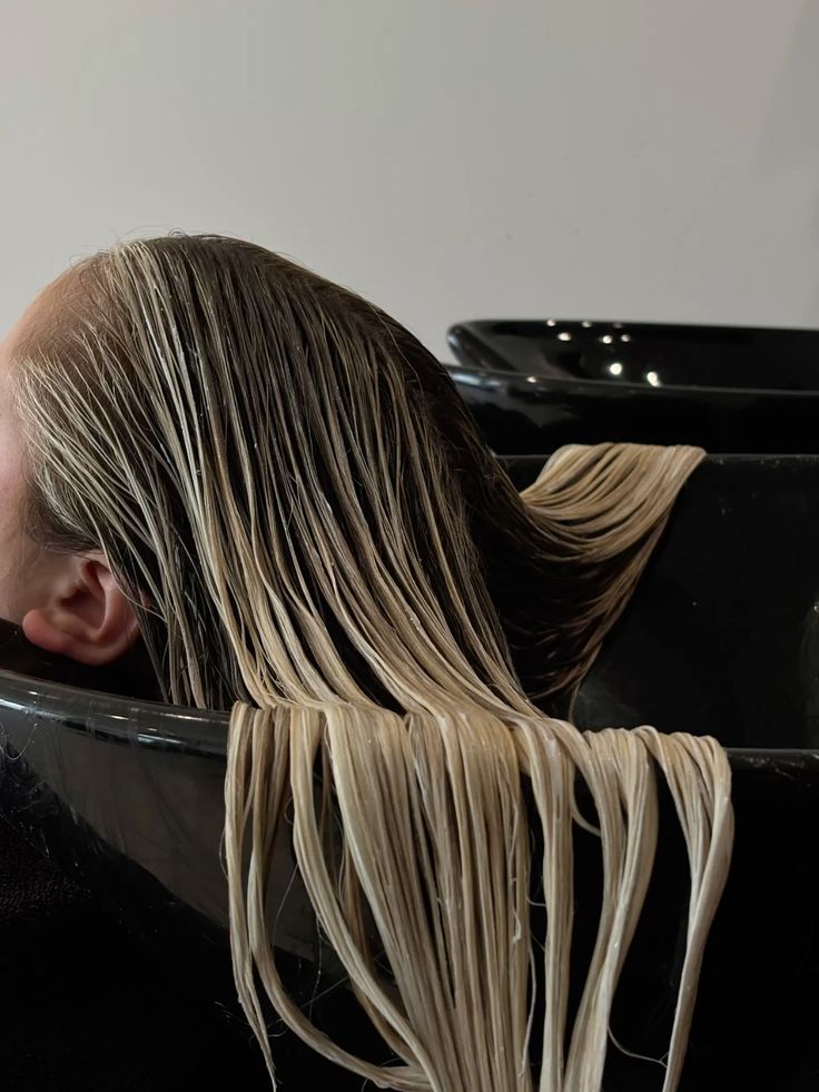 Hair treatment at Industry DTLA